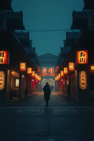 《深蓝回声》封面，海面声波与潜水灯